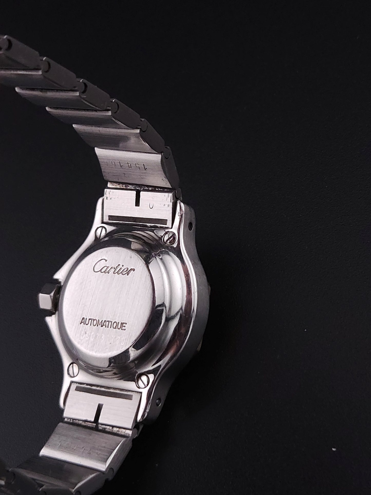 Cartier Santos Octagon Burgundy